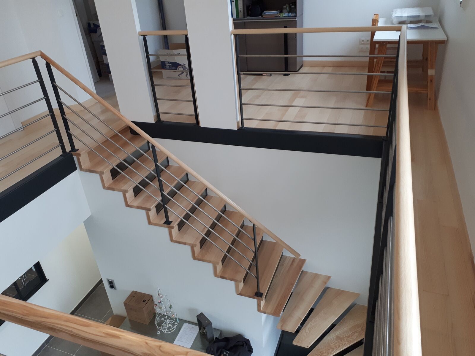 Fabrication d'un escalier sur mesure